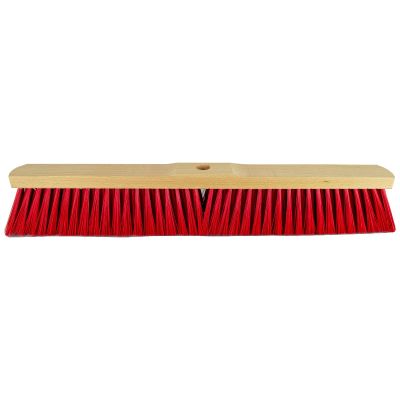 Broom 60 cm Elaston rot with stick hole