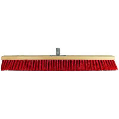 Room broom 80 cm Elaston red with metal stick holder