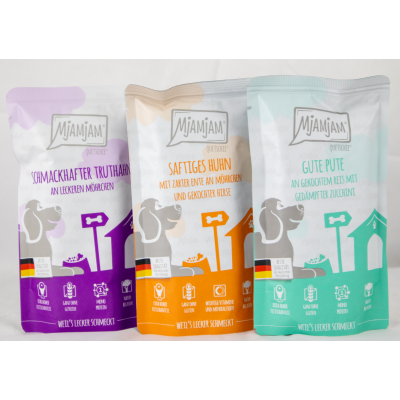 Tasting pack I "Beef, venison, lamb &amp; veal" - 4x 125g squeezies to try different flavours