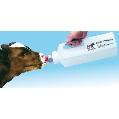 Calf milk bottle 3 ltr. with grab bar