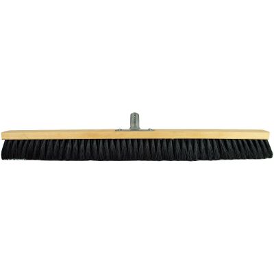 Room broom 80 cm, hair blend, with metal stick holder