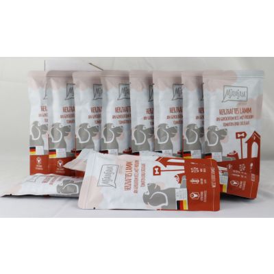 12x Quetschie "Lamb &amp; Rice" - 12x 125g savoury lamb on rice with fresh tomatoes