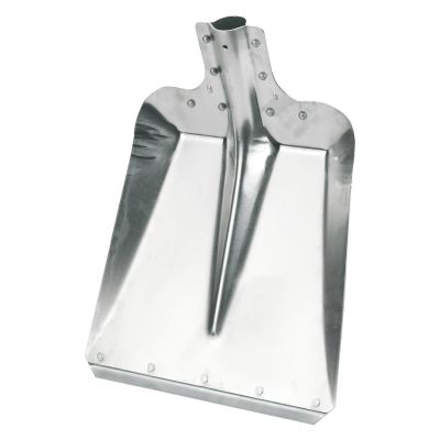 Alu shovel professional size 7 2, 5mm strong, 32 cm wide with steel edge