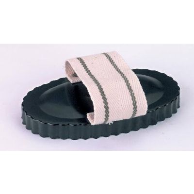 Bristles Kardätsche, nylon bristles, with wooden back and hand strap