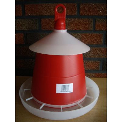 Poultry feeder 3 kg red - original Klaus