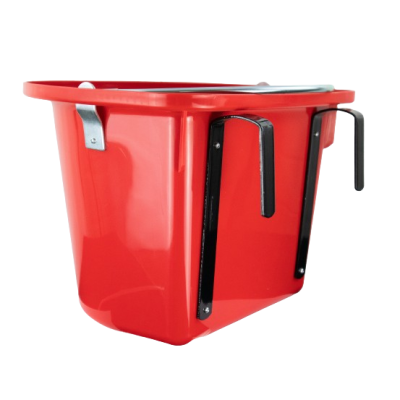 Transportation crib with a hanging iron and carry handle, Red