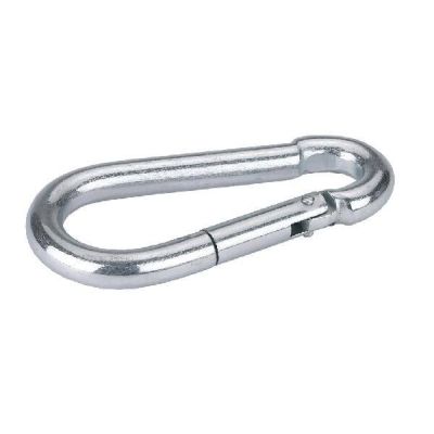 Zinc-plated carabiner 100 mm / 10 mm