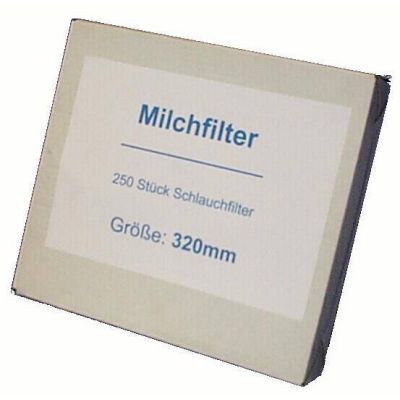 Milk filter neutral, sewn, 455 mm - 250 pieces / Pack