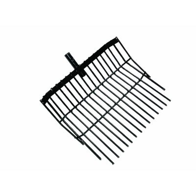Pferdedunggabel Metall, 18 Zinken