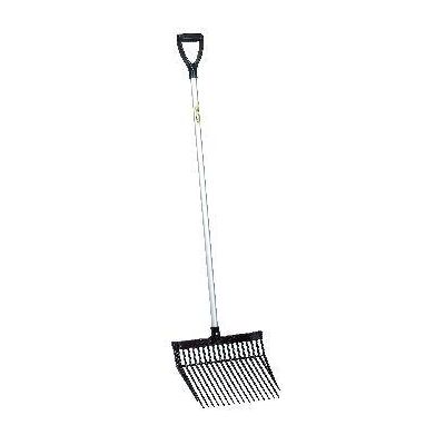 Horse manure fork orig. Aubiose with D grip handle