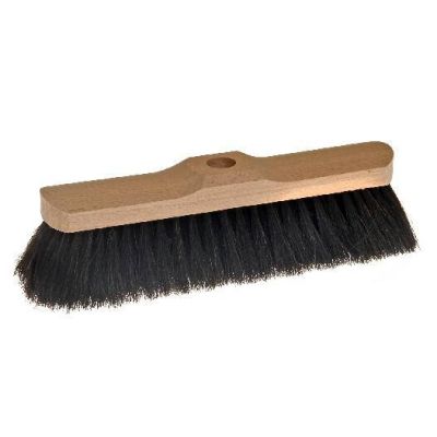 Room broom 28 cm, horsehair, with shaft hole