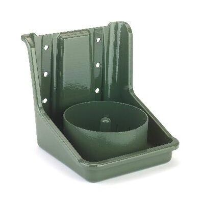 Green salt leak stone holder, PVC, with round insert