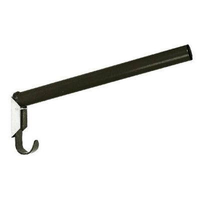 Saddle rack, round version, foldable, black