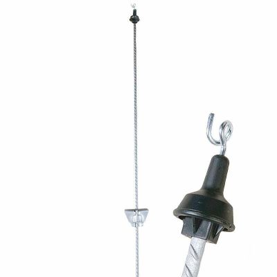 Pasture fence Rod oval with a wire loop 105 cm, 25 pieces per carton