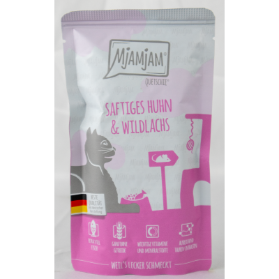 Quetschie "Chicken &amp; Wild Salmon" - 125g juicy chicken and fresh wild salmon
