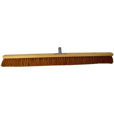 Room broom coconut 100 cm with metal stick holder
