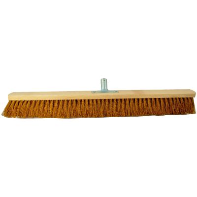 Room broom coconut 80 cm with metal stick holder