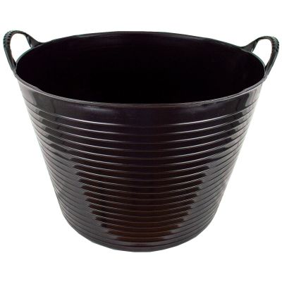 Gorilla plastic tub black 38 litres