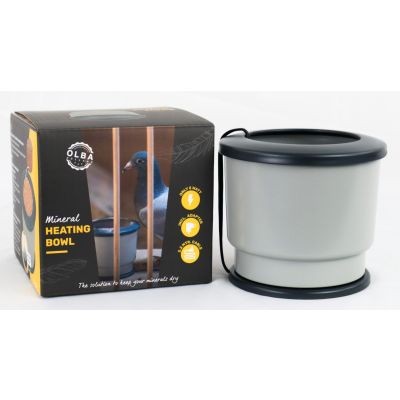 Olba Mineral Heating Bowl - Heizschale gegen austrocknen und verkleben von Mineralfutter