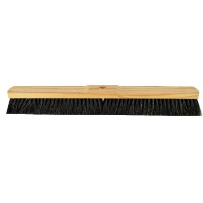 Room broom 60 cm, horsehair, with shaft hole