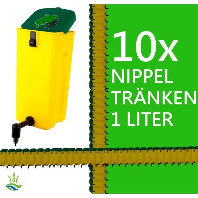 Nipple drinker yellow Olba
