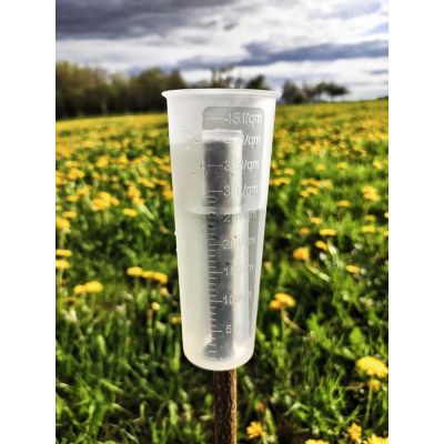 Silicone rain gauge up to 45l/sqm - sustainable, durable and flexible