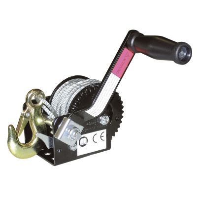 Winch cable of 10 m x 5 mm manual brake, 360 kg