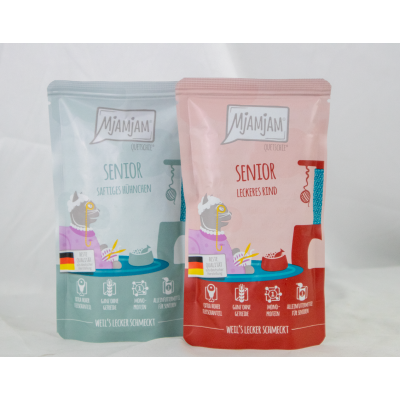 Tasting pack "Senior" - 2x 125g squeeze for cats