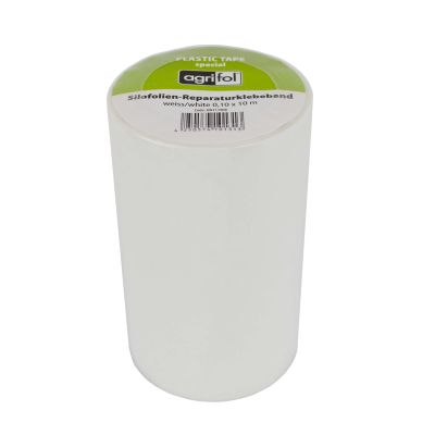 Silo Reparatur Klebeband, weiß 10 cm breit, 10 m lang für Reparatur-, Abdichtungs- und Isolierarbeiten