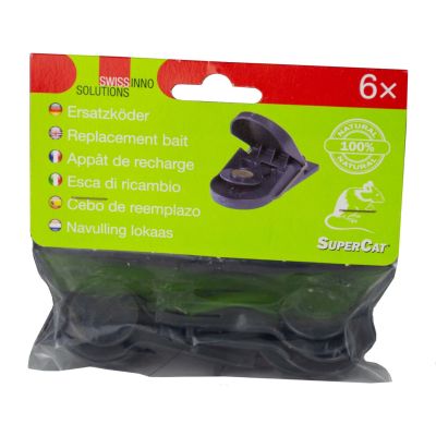 Replacement bait for mouse trap SuperCat - Pack of 6