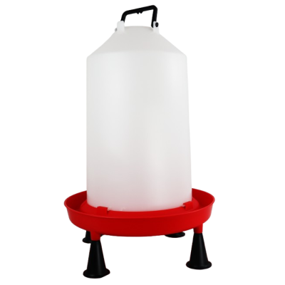 Premium poultry drinker 15L - Poultry drinker with legs & filler plug