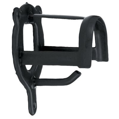 Bridle rack, black metal