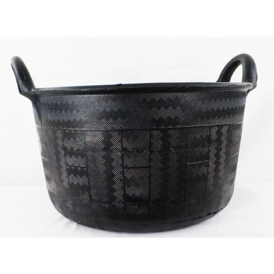 32 Liter Gummitrog schwarz