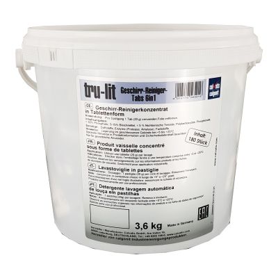 Tru-Lit dishwasher tabs 6in1 180 pieces