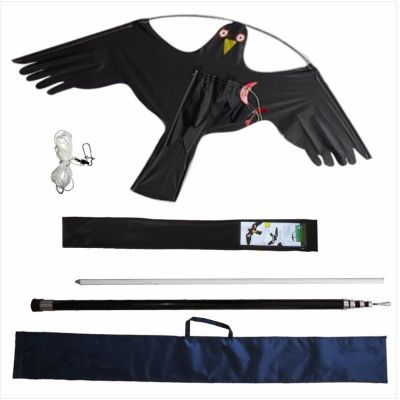 Vogelscheuche Atrappe "Black Hawk Kite"