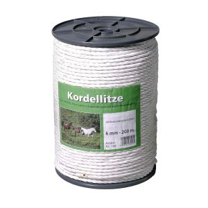 Cord wire 200 m, 6 mm, white, head 6 x 0.20 Niro - Eider