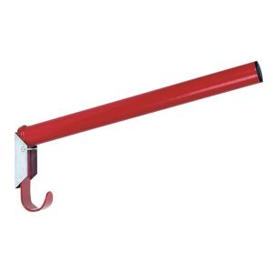 Sattelhalter, runde Ausführung, klappbar, rot