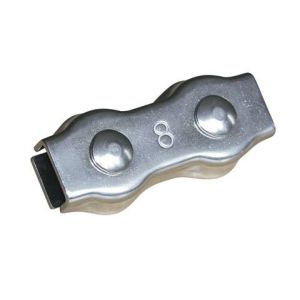 Cable connector, stainless steel, for 8 mm rope - 10 PCs / Pack