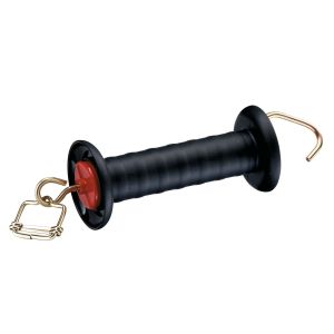 Door handle with hook for broadband access
