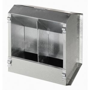 Rabbit feeder plate 2 places