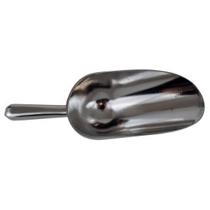 Abwiegeschaufel Alu rund 150ml Wiegeschaufel Futterschaufel Mehl Gewürze Tee Bonbon