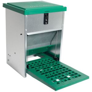 Feedomatic Futterautomat mit Trittplatte für 5kg Futter