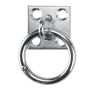 Plate with ring of screw-on