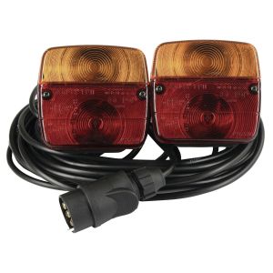 Magnetic trailer lighting set 2.50/7,50 m cable