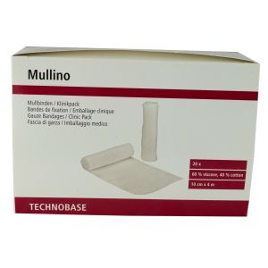 Mullbinde Mullino 10 cm, 4 m Klinikpackung 20 Stück