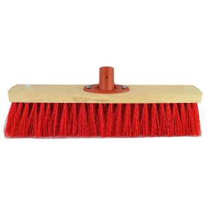 Room broom 40 cm Elaston red with quick set holder