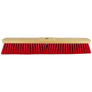 Broom 60 cm Elaston rot with stick hole