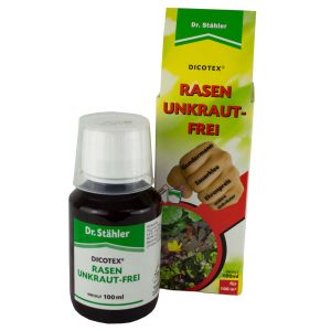 Dicotex ® lawn weed free Super by Dr. Staehler, 100 ml bottle - selective herbicide on lawns