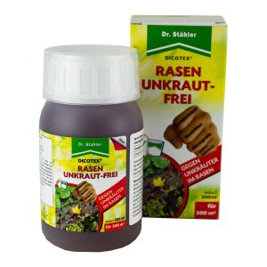 Dicotex ® lawn weed free Super by Dr. Staehler, 300 ml bottle - selective herbicide on lawns