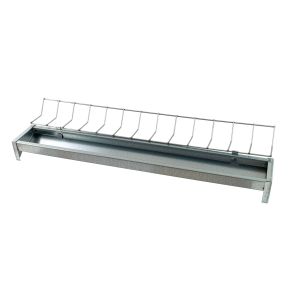 Hühner Futtertrog 50cm verzinkt Junghennentrog